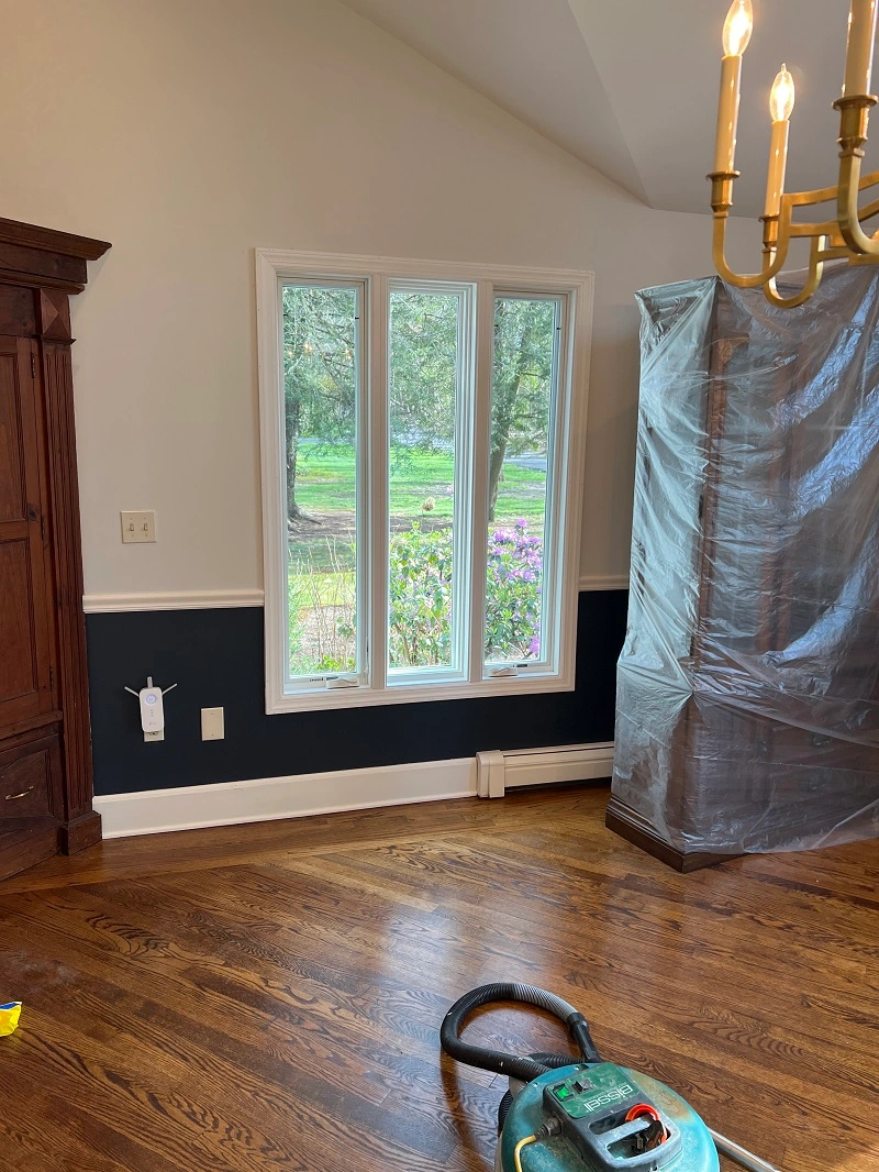 Marvin Elevate wood window installation 
